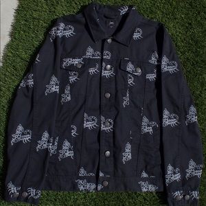 Obey denim jacket size M